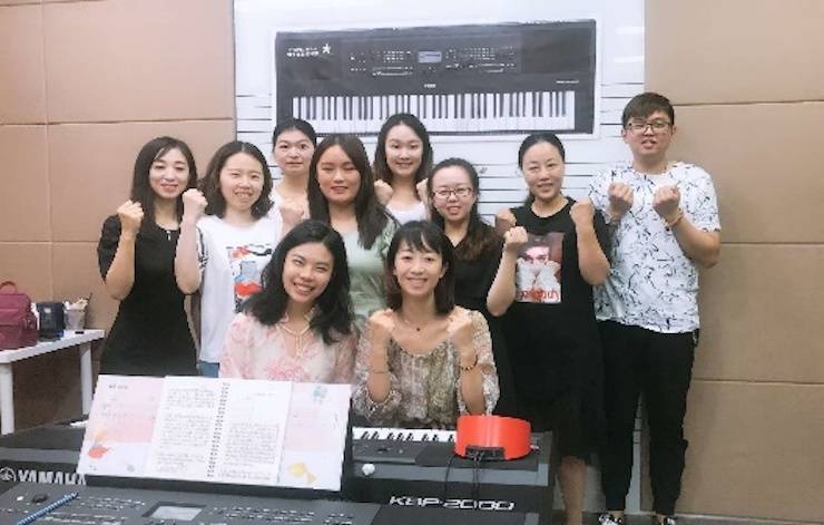 金沙js93252星教室师资培训顺利举行 ——致力于不断向全国各地输送键盘集体课课程人才