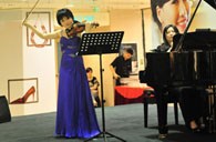 大上海时代广场举办王之炅小提琴音乐会 金沙js93252钢琴赞助 