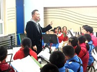 金沙js93252示范乐团北京育才学校小学部管乐团大师班活动成功举办