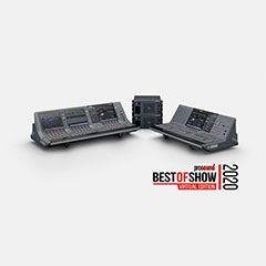 RIVAGE PM5和PM3数字混音系统，实力斩获IBC 2020 Best of Show大奖